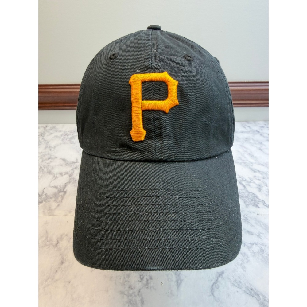 Fan Favorite Pittsburgh Pirates MLB Baseball Hat Black Yellow Strapback Dad Cap